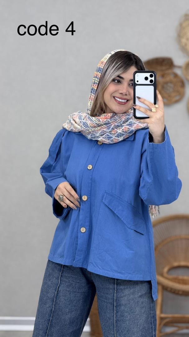 083ad61d-c6b8-4295-ac40-22482e40a013 مانتو کتان مدل هانا کد 08986 A-2 - Image 1