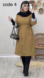 بارانی بلند مدل مهتاب کد 09020 A-19 - Image 9