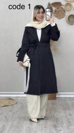 بارانی بلند مدل یکتا کد 09027 - Image 2