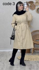 بارانی بلند مدل مهتاب کد 09020 A-19 - Image 8
