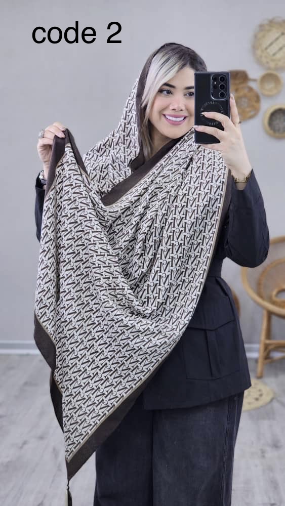 3633 شال طرحدار کد 0363 - Image 1