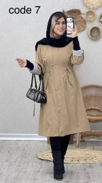بارانی بلند مدل مهتاب کد 09020 A-19 - Image 10