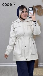 بارانی کلاهدار مدل تینا کد 09033 A-19 - Image 9
