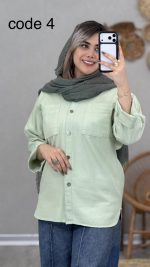 مانتو کتان مدل رونیا کد 08939 A-2