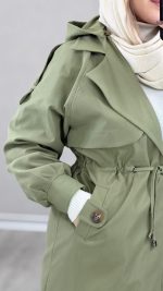 بارانی بلند مدل پریناز کد 09035 A-18 - Image 8