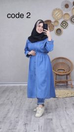 کفتان جین مدل پریا کد 08616 A-12 - Image 4