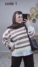 بلوز بافت مدل نیلیا کد 08767 - Image 5