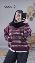 بلوز بافت مدل نیلیا کد 08767 - Image 4