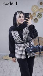 کت کمربند دار مدل دلوین کد 08793
