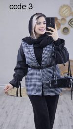 کت کمربند دار مدل دلوین کد 08793 - Image 7