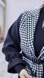 کت کمربند دار مدل دلوین کد 08793 - Image 6