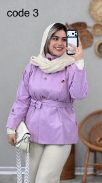 بارانی مدل شبنم کد 08907 A-3 - Image 3