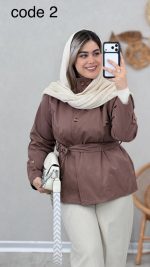 بارانی مدل شبنم کد 08907 A-3