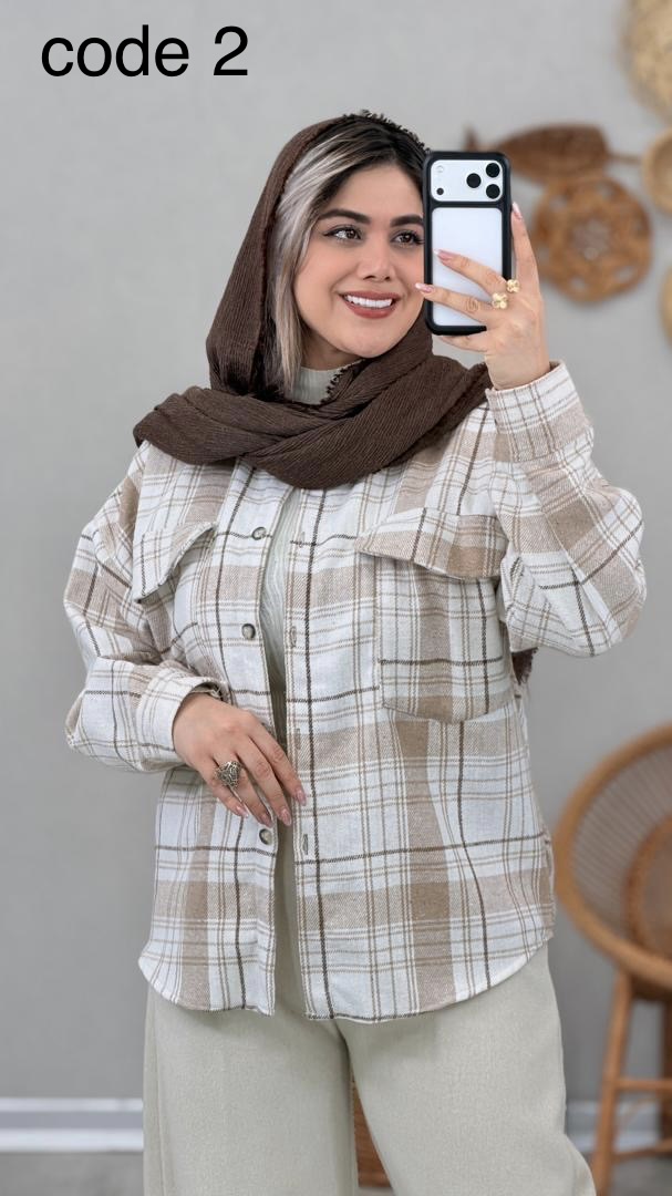 89131 شکت چهارخونه مدل آوا کد 08913 A-21 - Image 1