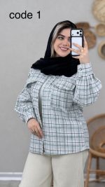 شکت چهارخونه مدل آوا کد 08913 A-21 - Image 7