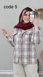 شکت چهارخونه مدل آوا کد 08913 A-21 - Image 8