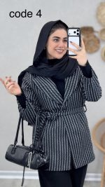 کت پشمی مدل کمند کد 08943 A-11 - Image 8