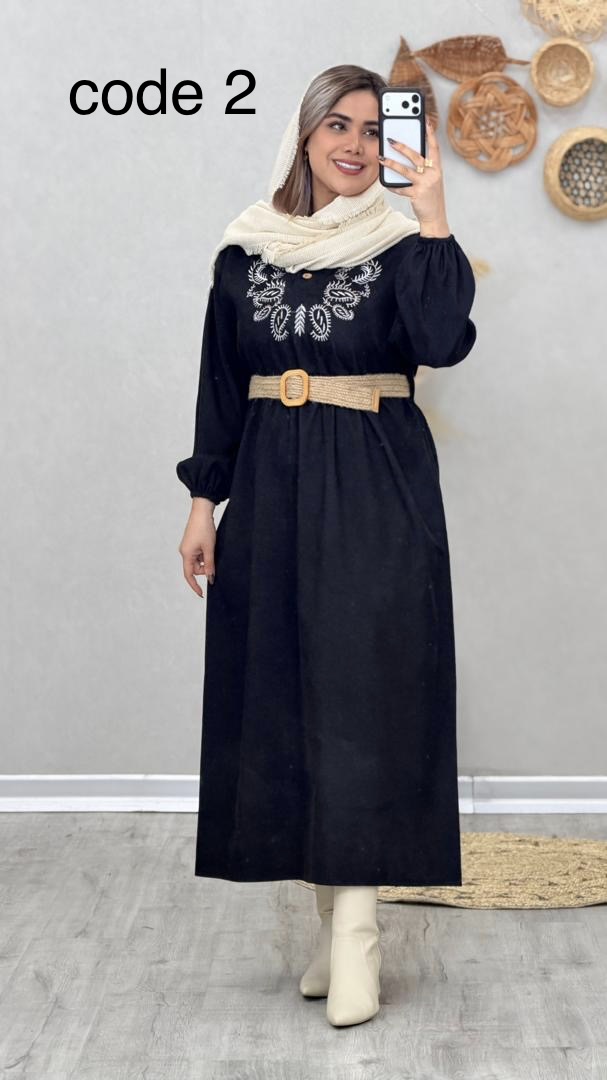 89521 کفتان کمربند دار کد 08952 A-14 - Image 1