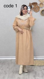 کفتان کمربند دار کد 08952 A-14 - Image 3