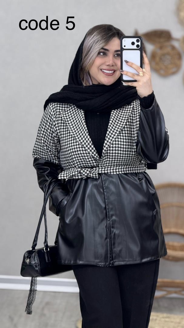 89821 مانتو پاییزه مدل نادیا کد 08982 A-4 - Image 1