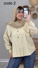 مانتو کتان مدل آرزو کد 08988