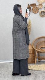 پالتو بلند پشمی مدل دیانا کد 08993 B-4 - Image 2