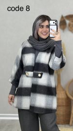 مانتو پشمی مدل آیدا کد 08995 - Image 12