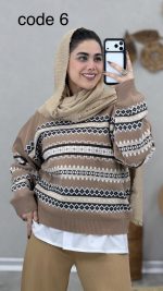 بلوز بافت مدل صبا کد 08998 B-12/13 - Image 6