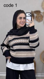 بلوز بافت مدل صبا کد 08998 B-12/13 - Image 3