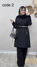 بارانی بلند مدل پروا کد 09042 A-5 - Image 6