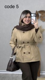 بارانی مدل کیمیا کد 09044 B-16 - Image 2