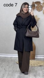بارانی بلند مدل تارا کد 09047 B-15 - Image 4