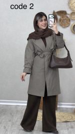 بارانی بلند مدل تارا کد 09047 B-15 - Image 5