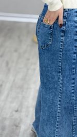 شلوار شافل جین کد 09057 - Image 4