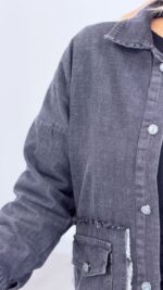 مانتو جین مدل نیایش کد 08723 - Image 2