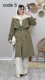 بارانی بلند مدل روژان کد 09032 A-1 - Image 6