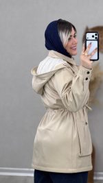 بارانی کلاهدار مدل تینا کد 09033 A-19 - Image 6