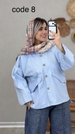 مانتو کتان مدل هانا کد 08986 A-2 - Image 14