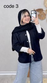 مانتو کتان مدل رونیا کد 08939 A-2 - Image 4