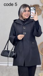 بارانی مدل کاملیا کد 09006 A-8 - Image 4