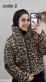 کاپشن پلنگی کد 09059 B-9 - Image 6