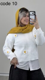 بلوز بافت بابونه کد 08854 - Image 10