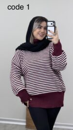 بلوز بافت مدل پرنیان کد 09079 B-6 - Image 2