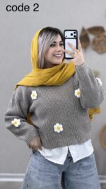 بلوز بافت بابونه کد 08854 - Image 5