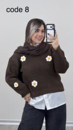 بلوز بافت بابونه کد 08854 - Image 9