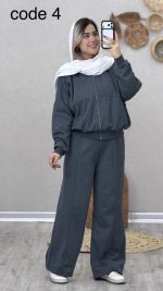 سوییشرت و شلوار مدل هلنا کد 09063 B-5 - Image 7