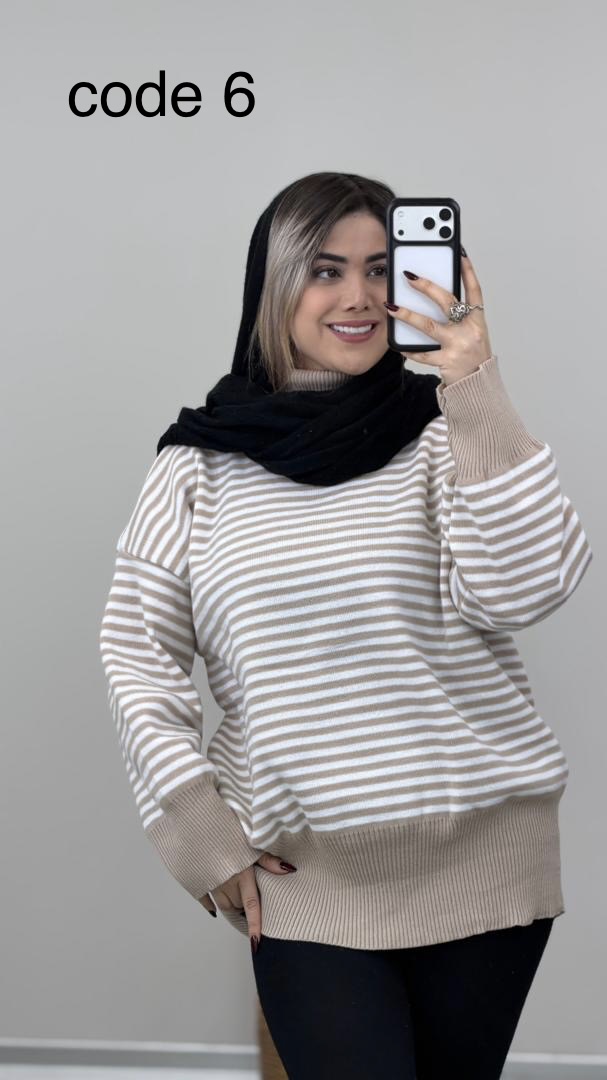710c88d3-4021-4e5f-b990-b83548dbd535 بلوز بافت مدل پرنیان کد 09079 B-6 - Image 1