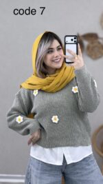 بلوز بافت بابونه کد 08854 - Image 7