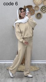 سوییشرت و شلوار مدل هلنا کد 09063 B-5 - Image 4