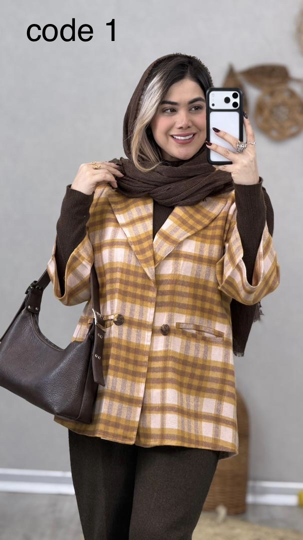 885c6fc5-871f-461b-b4e9-3569e4b6ff53 کت پشمی مدل طناز کد 09067 B-12 - Image 1